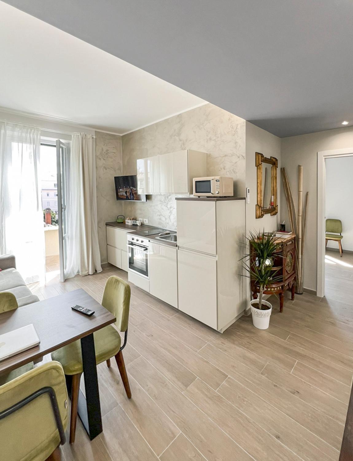 Ferienwohnung Attico Urbano Terrazza Su Roma Metro A Cornelia Exterior foto