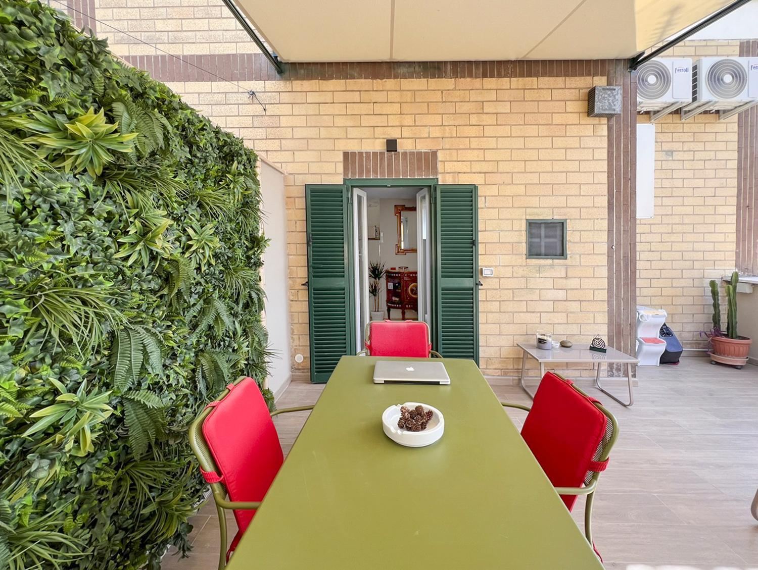 Ferienwohnung Attico Urbano Terrazza Su Roma Metro A Cornelia Exterior foto