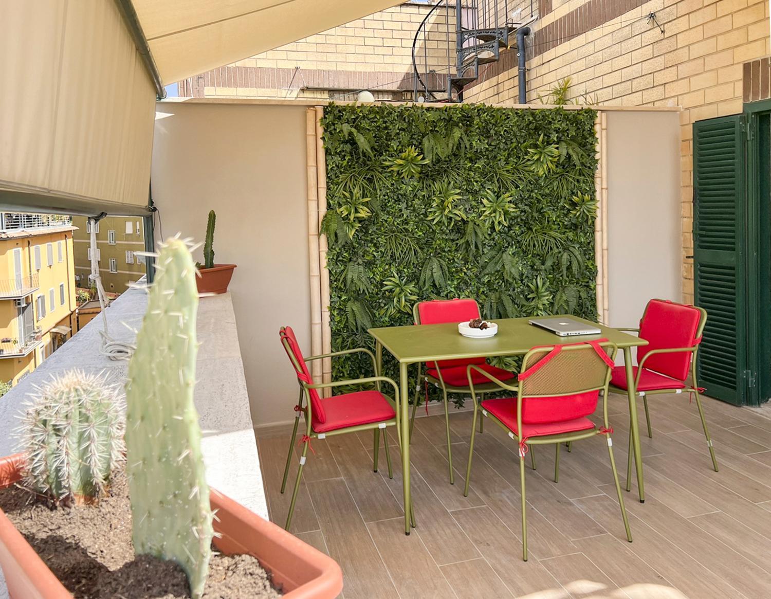 Ferienwohnung Attico Urbano Terrazza Su Roma Metro A Cornelia Exterior foto